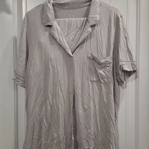 Victoria's Secret Light Gray Pajama Set